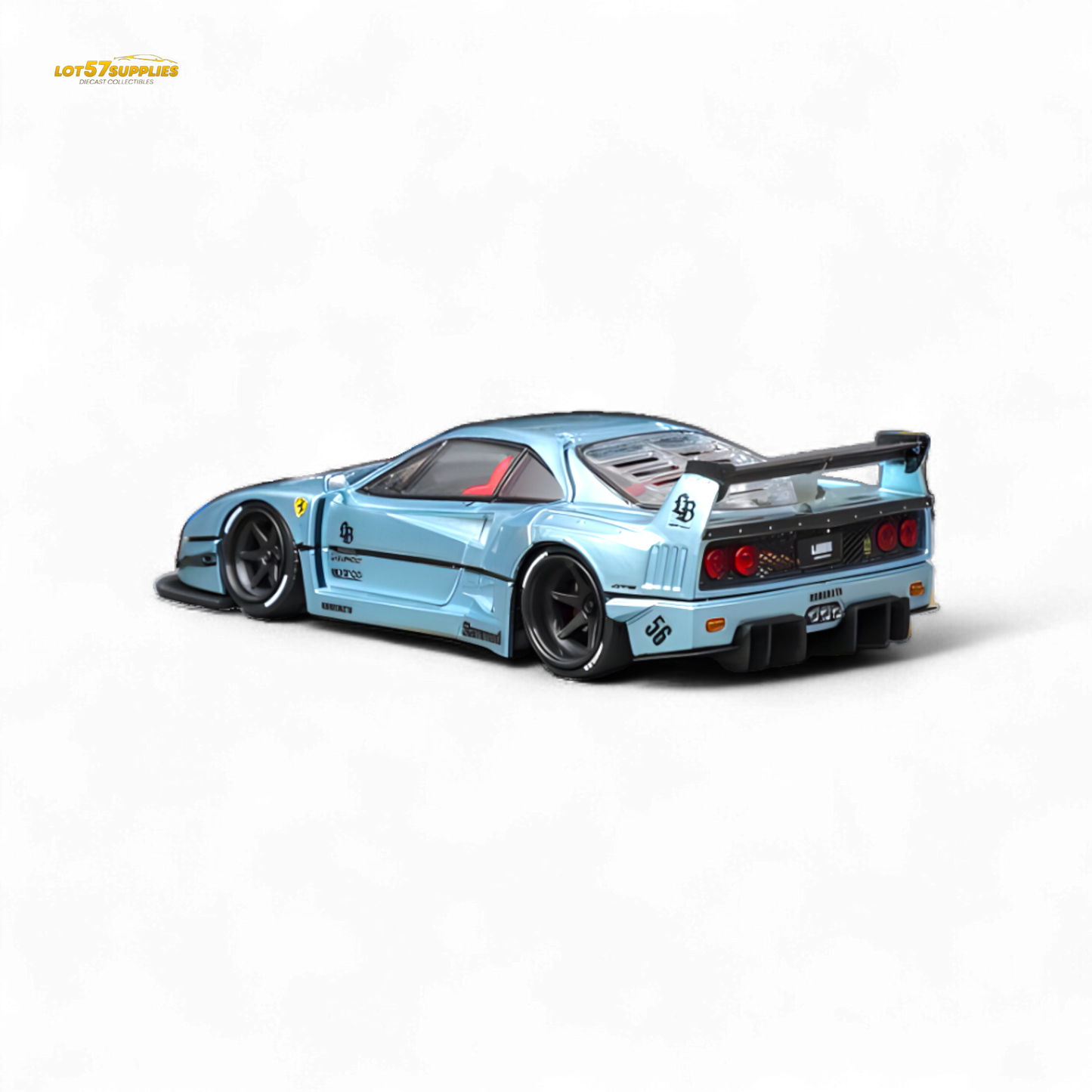(Pre-Order) Star Model F40 LB-Works WideBody - Ice Blue Ordinary 1:64