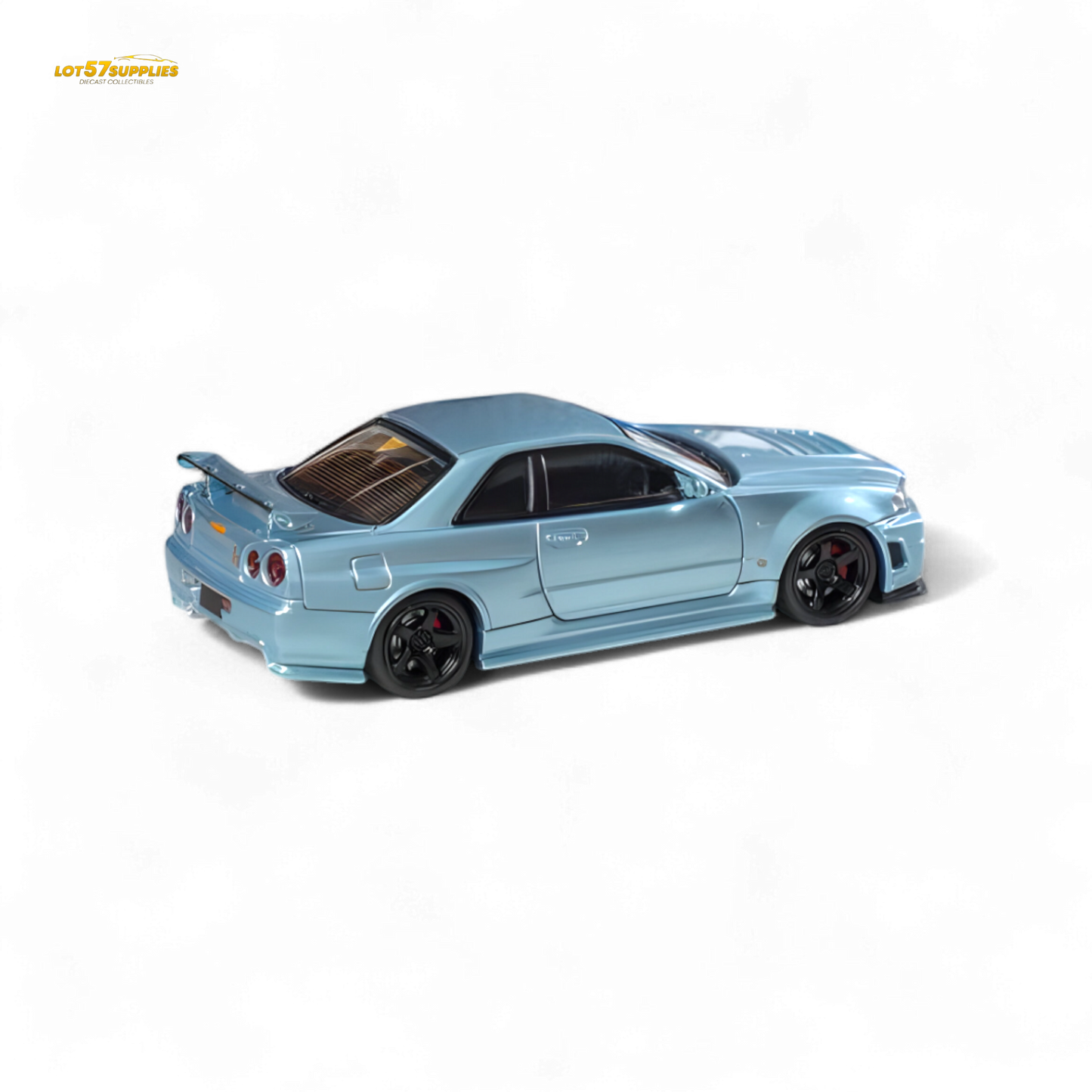 Fuji Skyline R34 GT-R Nismo Z-Tune - Ice Blue 1:64