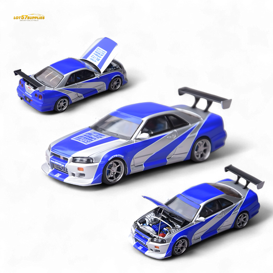 Focal Horizon Skyline GT-R R34 - NFS Silver Blue 1:64