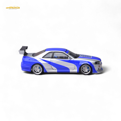 Focal Horizon Skyline GT-R R34 NFS Silver Blue 1:64