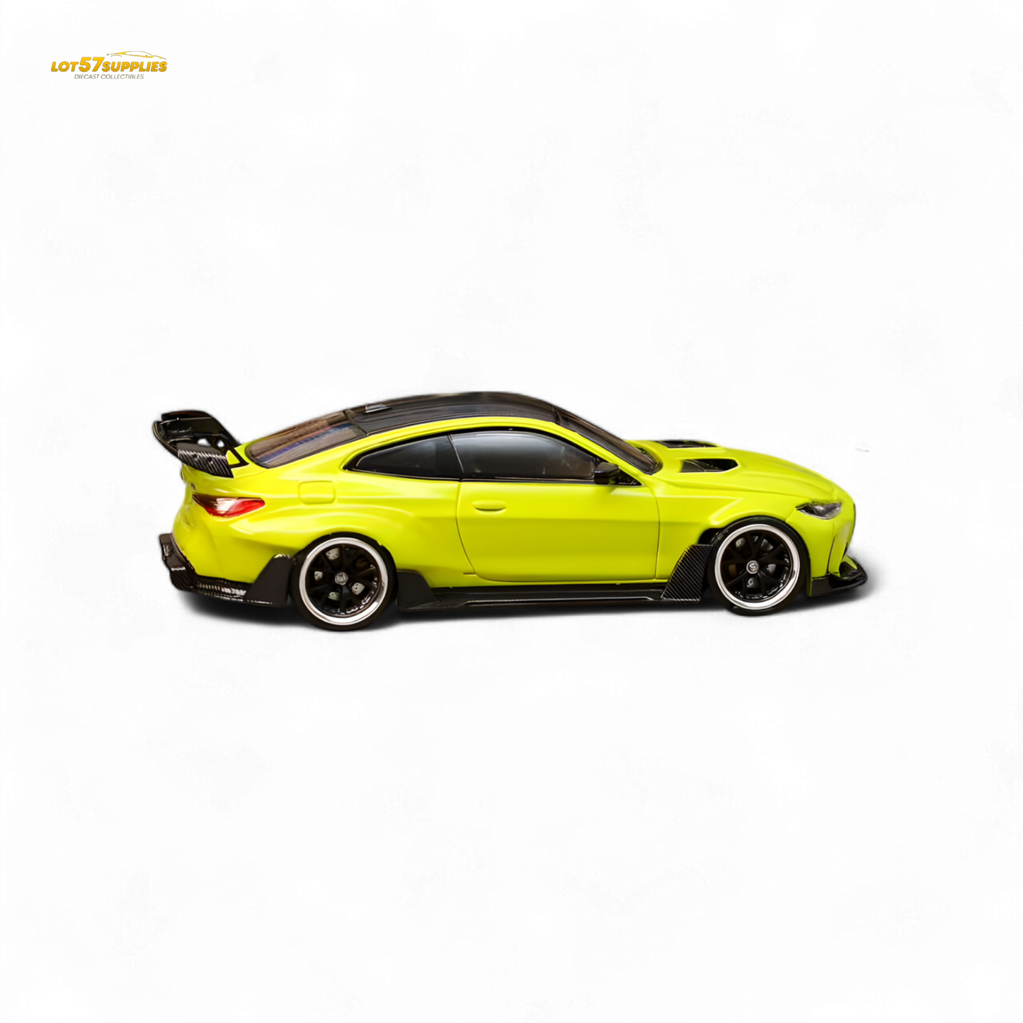 SW BMW G82 M4 Wide-Body Modified - Sao Paulo Yellow 1:64