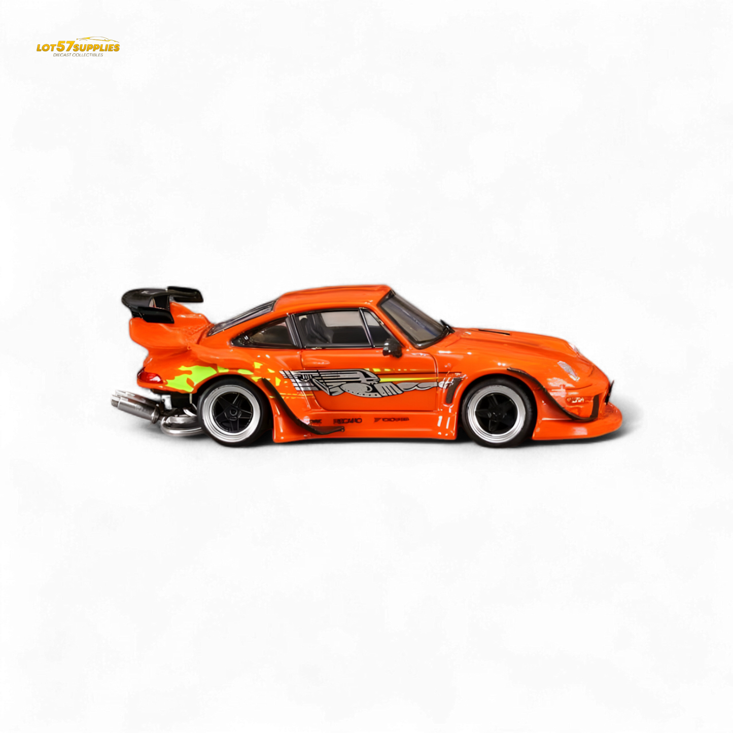 SW RWB 993 Orange Speed and Furious - Low Tail - Orange 1:64