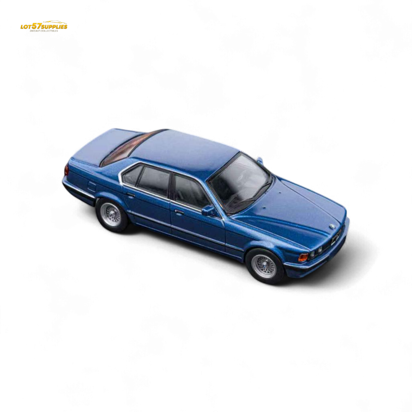 (Pre-Order) DCM BMW E32 7-Series Sedan - Alpina Blue 1:64