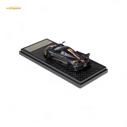(Pre-Order) LCD Pagani Imola - Matte Black Carbon 1:64