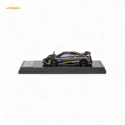 (Pre-Order) LCD Pagani Imola - Matte Black Carbon 1:64