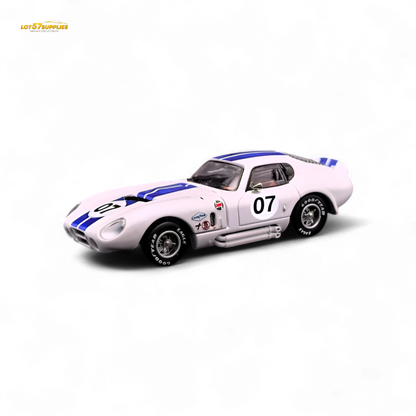 Fine Works64 Shelby Daytona White with Blue Stripes 1:64
