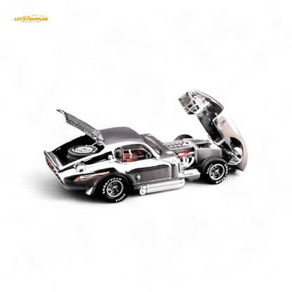 Fine Works64 Shelby Daytona Chrome Silver 1:64