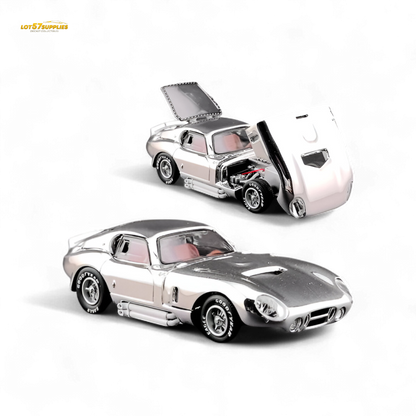 Fine Works64 Shelby Daytona Chrome Silver 1:64