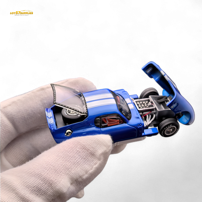 Fine Works64 Shelby Daytona - Blue with White Stripes 1:64