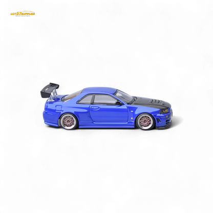 Focal Horizon Skyline GT-R R34 - Bayside Blue 1:64