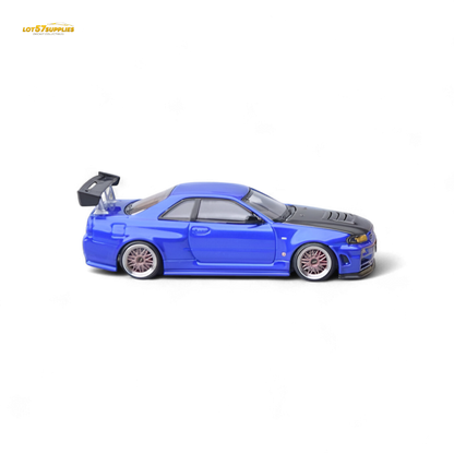 Focal Horizon Skyline GT-R R34 Bayside Blue 1:64