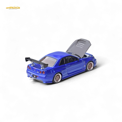 Focal Horizon Skyline GT-R R34 Bayside Blue 1:64