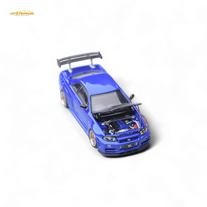 Focal Horizon Skyline GT-R R34 Bayside Blue 1:64