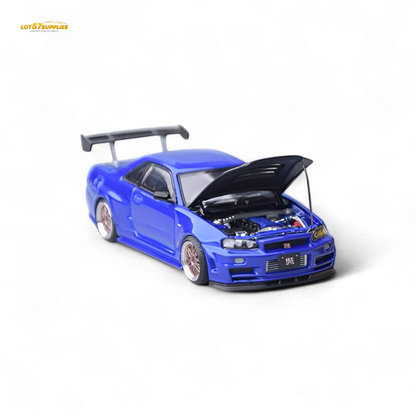 Focal Horizon Skyline GT-R R34 Bayside Blue 1:64
