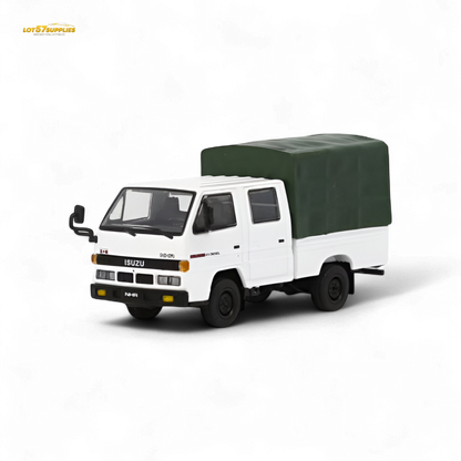 Model 1 Isuzu Covered Truck White 1:64