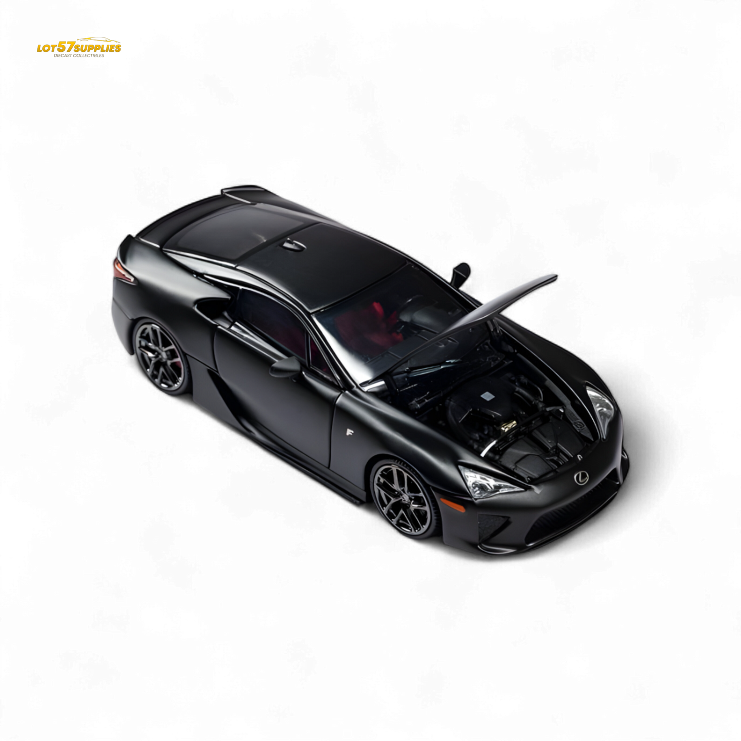 (Pre-Order) Model One Lexus LFA - Matt Black 1:64