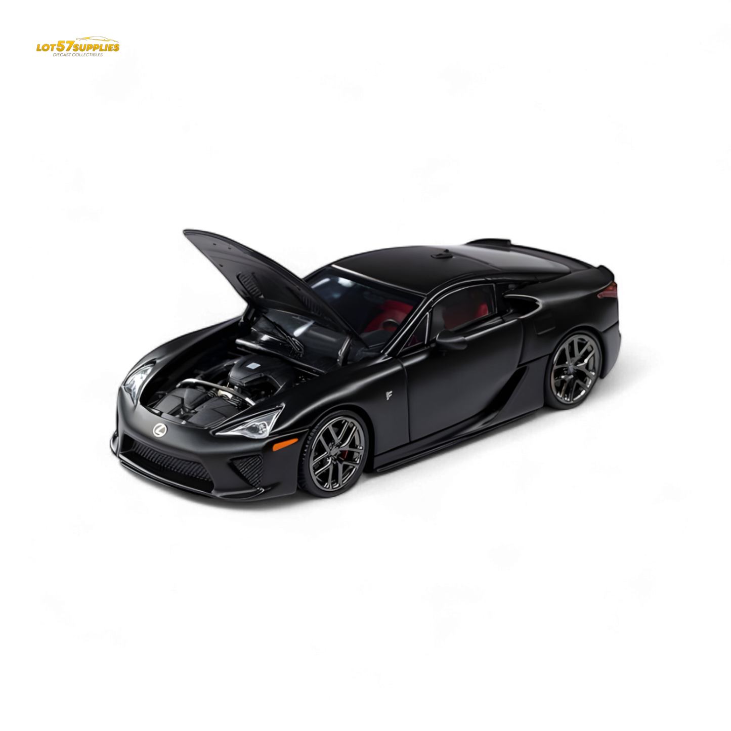 (Pre-Order) Model One Lexus LFA - Matt Black 1:64