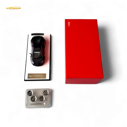 King Model Lamborghini Aventador LP700-4 LB 1.0 Purple Carbon Fiber 1:64