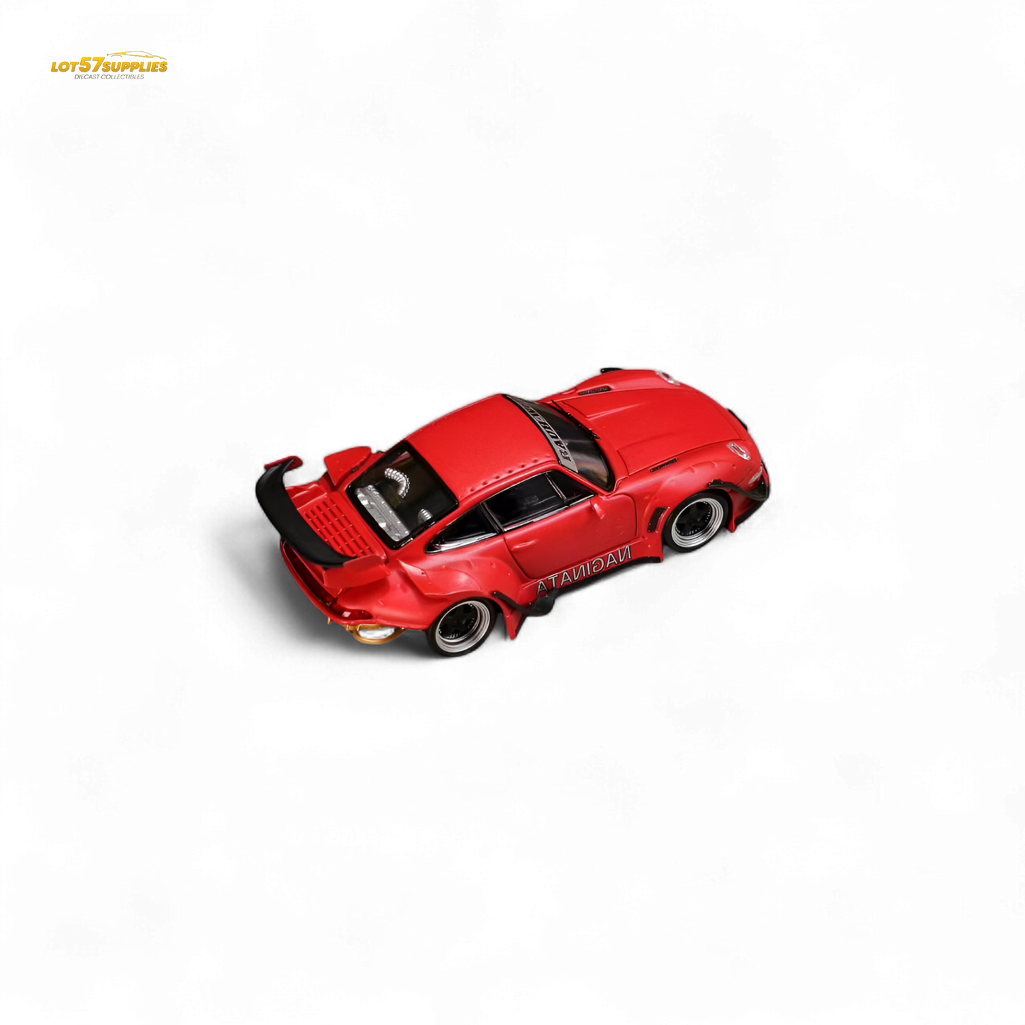 (Pre-Order) Street Weapon RWB 993 Naginata - Red Livery - Low Wing 1:64