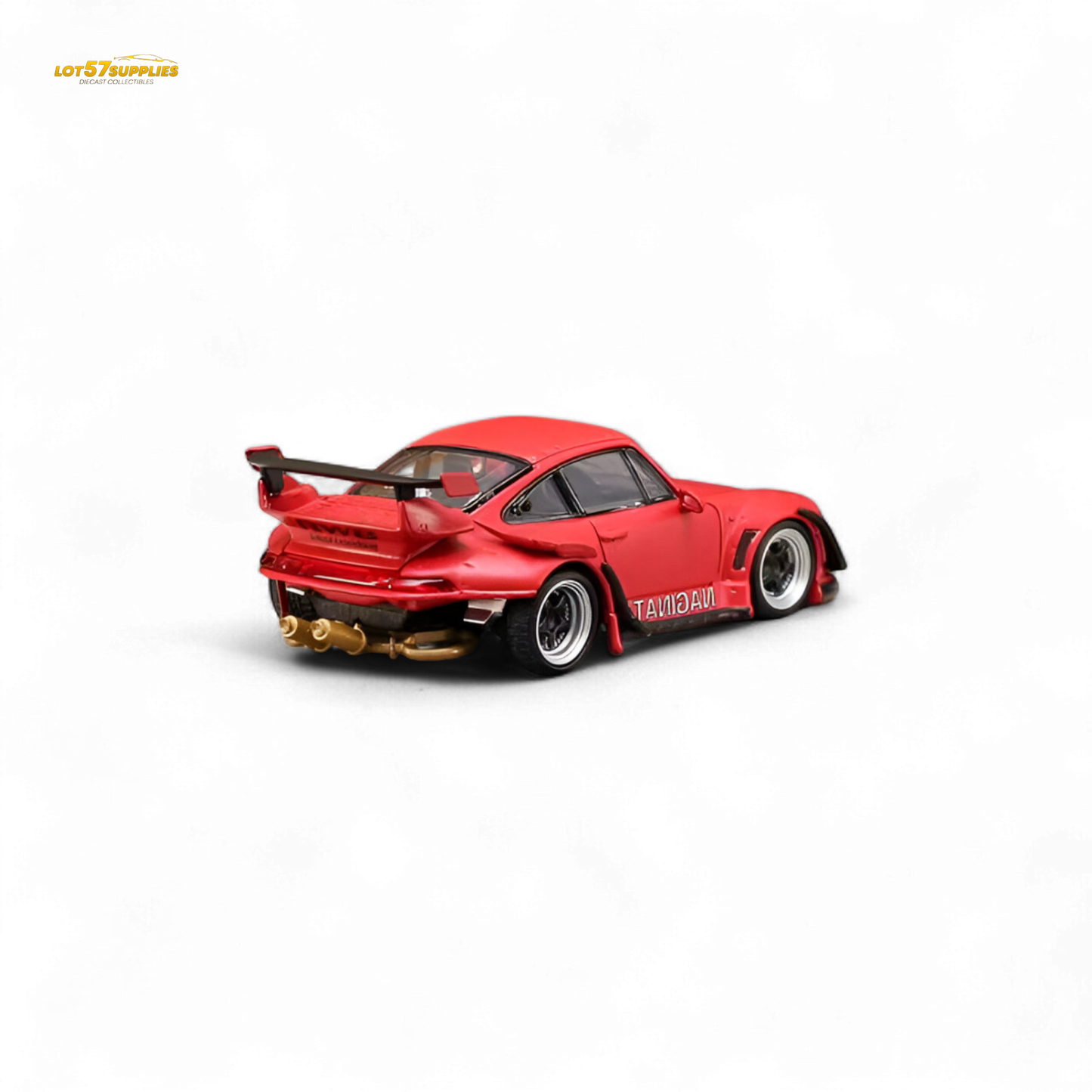 (Pre-Order) Street Weapon RWB 993 Naginata - Red Livery - Low Wing 1:64