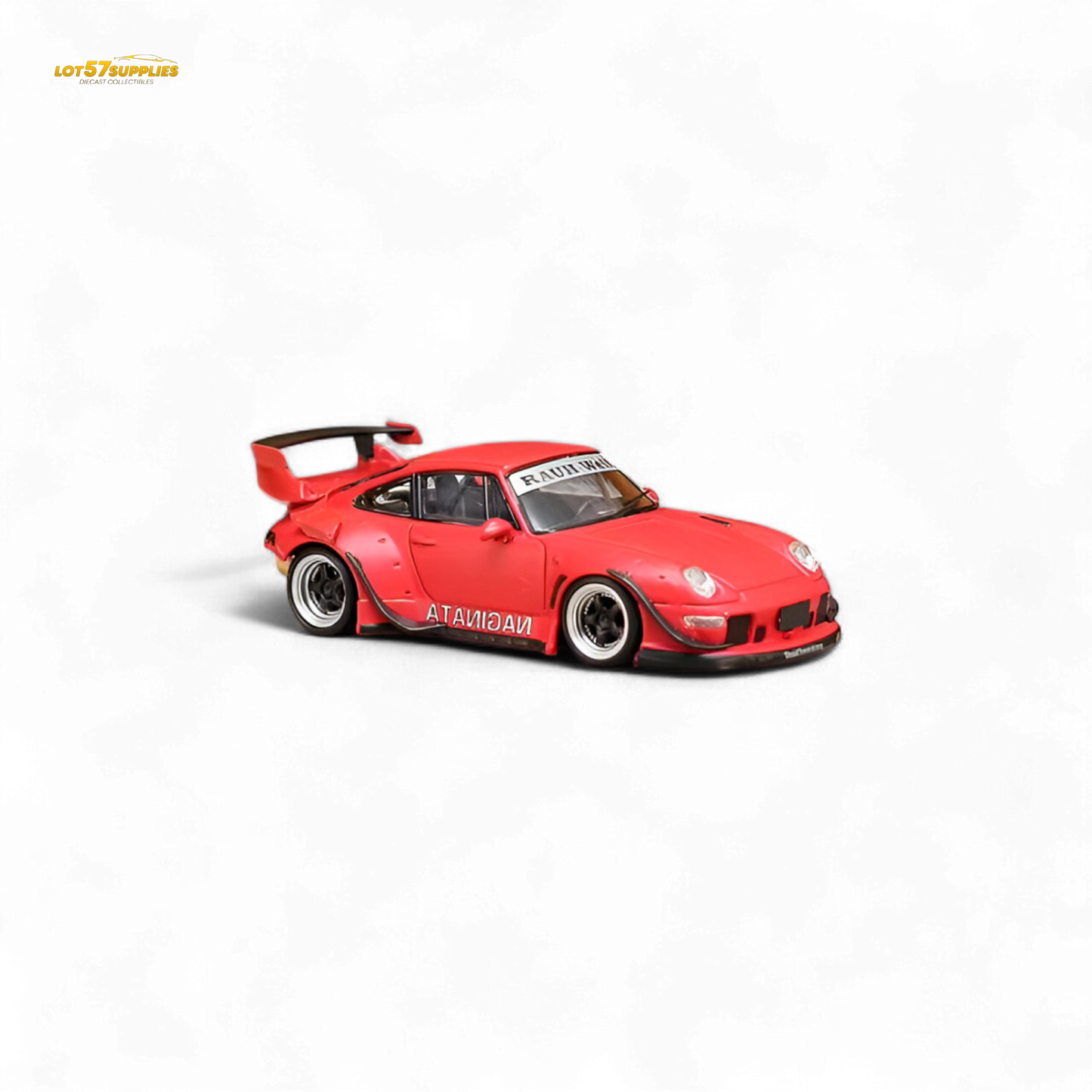 (Pre-Order) Street Weapon RWB 993 Naginata - Red Livery - Low Wing 1:64