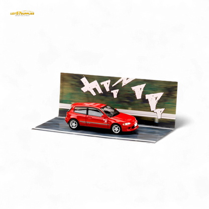 Hobby Japan Honda Civic EG6 Red 1:64