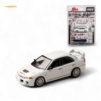 (Pre-Order) Hobby Japan Mitsubishi Lancer RS Evolution IV - White 1:64