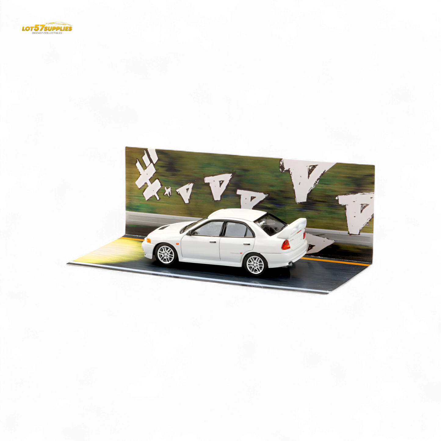 (Pre-Order) Hobby Japan Mitsubishi Lancer RS Evolution IV - White 1:64