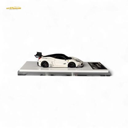 Flame Supercar LB458GT LB Wide-Body - White 1:64 Resin