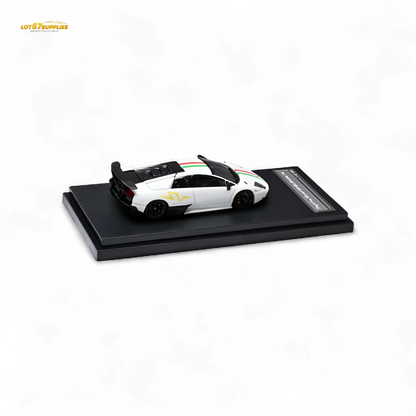 High Rev Model Lamborghini Murcielago LP670-4 SV White 1:64