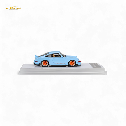 (Pre-Order) Zincit Model Porsche 911 Singer DLS - Gulf Blue 1:64