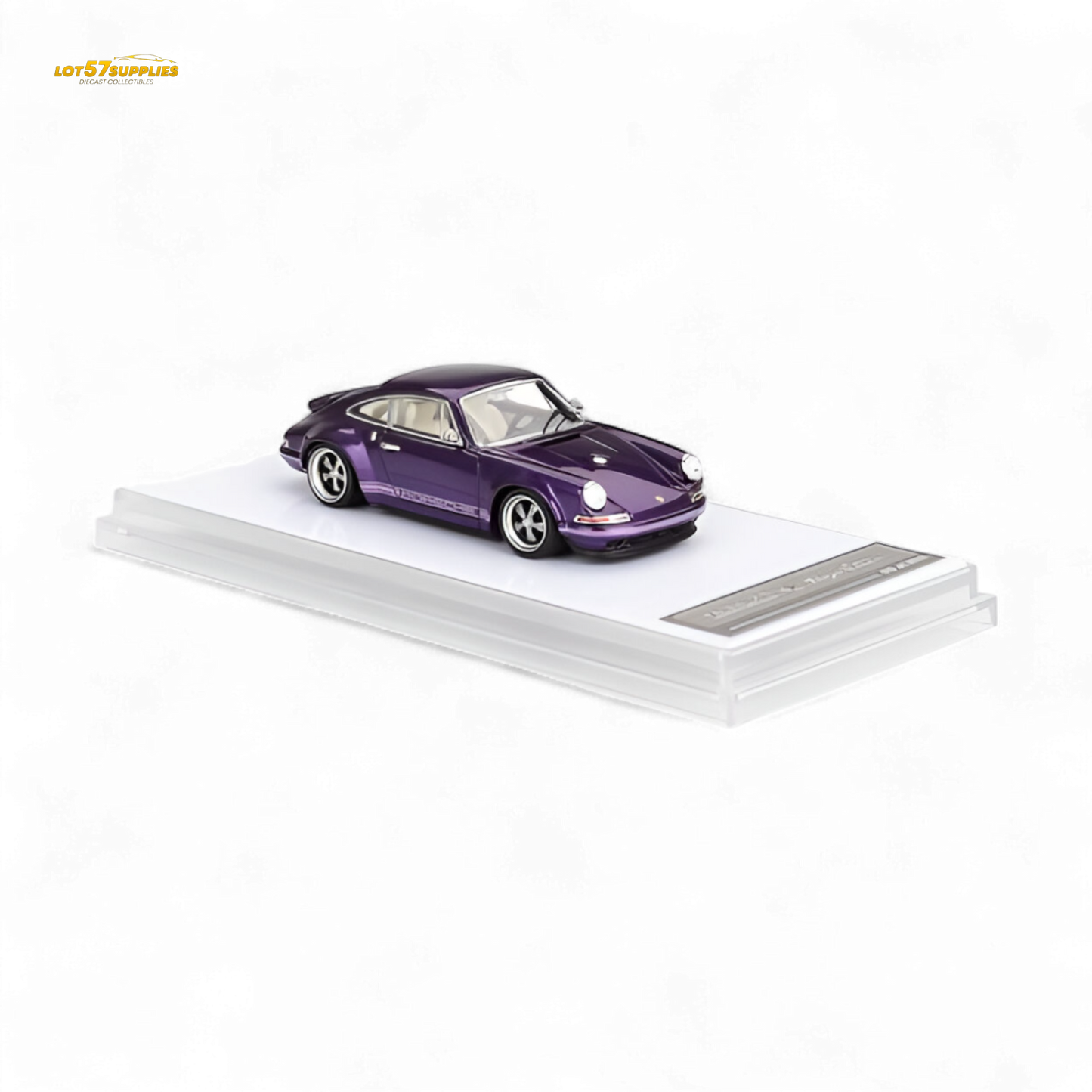(Pre-Order) Zincit Model Porsche 911 Singer Coupe - Metallic Purple 1:64