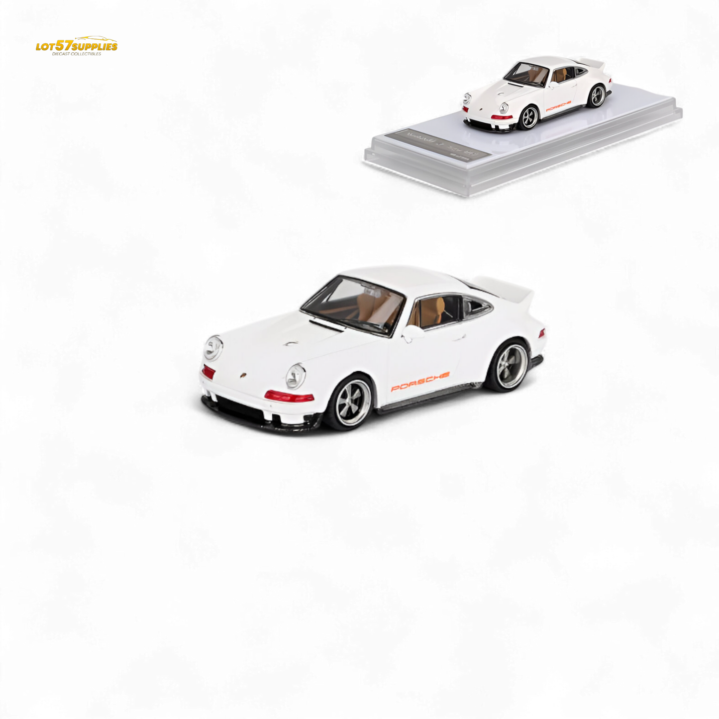 (Pre-Order) Zincit Model Porsche 911 Singer DLS - Bright White 1:64