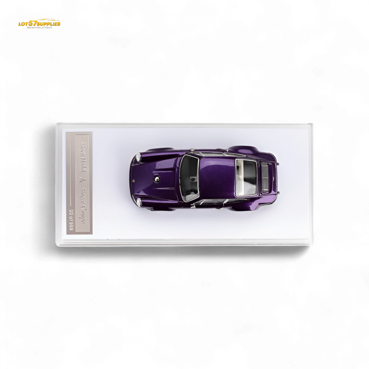 (Pre-Order) Zincit Model Porsche 911 Singer Coupe - Metallic Purple 1:64