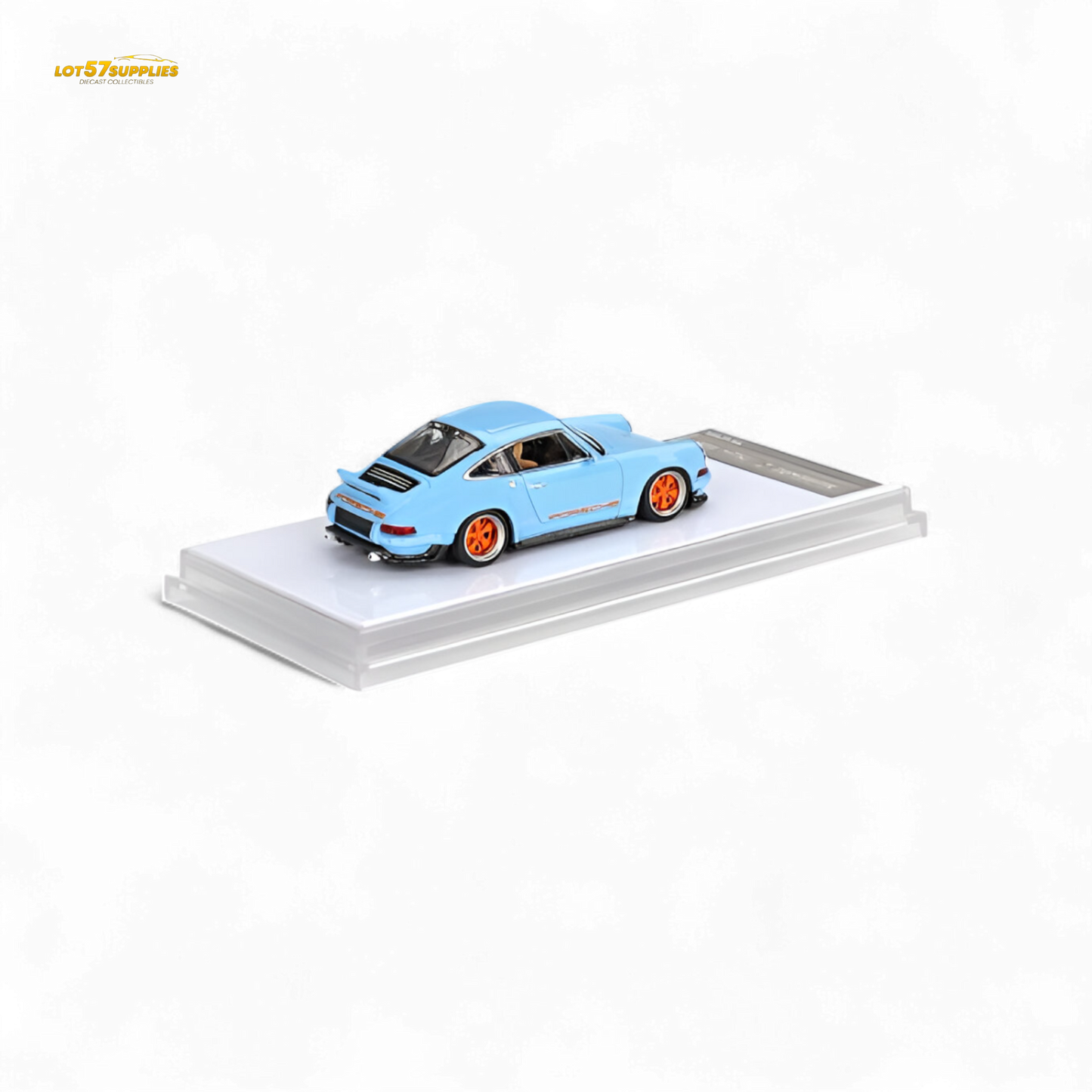 (Pre-Order) Zincit Model Porsche 911 Singer DLS - Gulf Blue 1:64