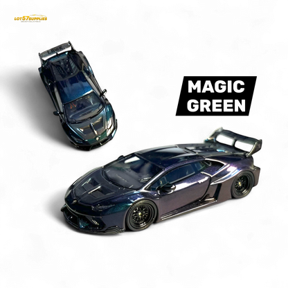 Flame Lamborghini Huracan GT LP610 - Magic Green 1:64