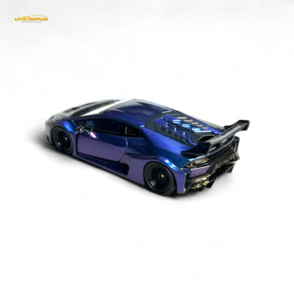 Flame Lamborghini Huracan GT LP610 Magic Purple 1:64