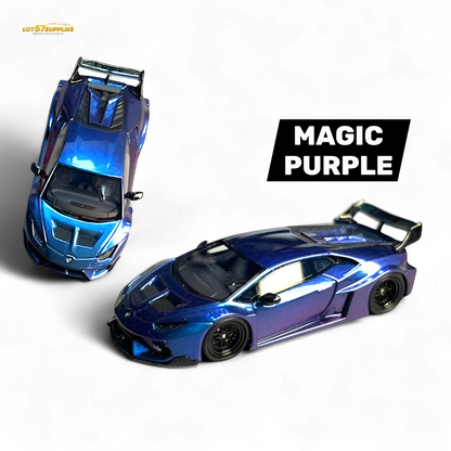 Flame Lamborghini Huracan GT LP610 Magic Purple 1:64