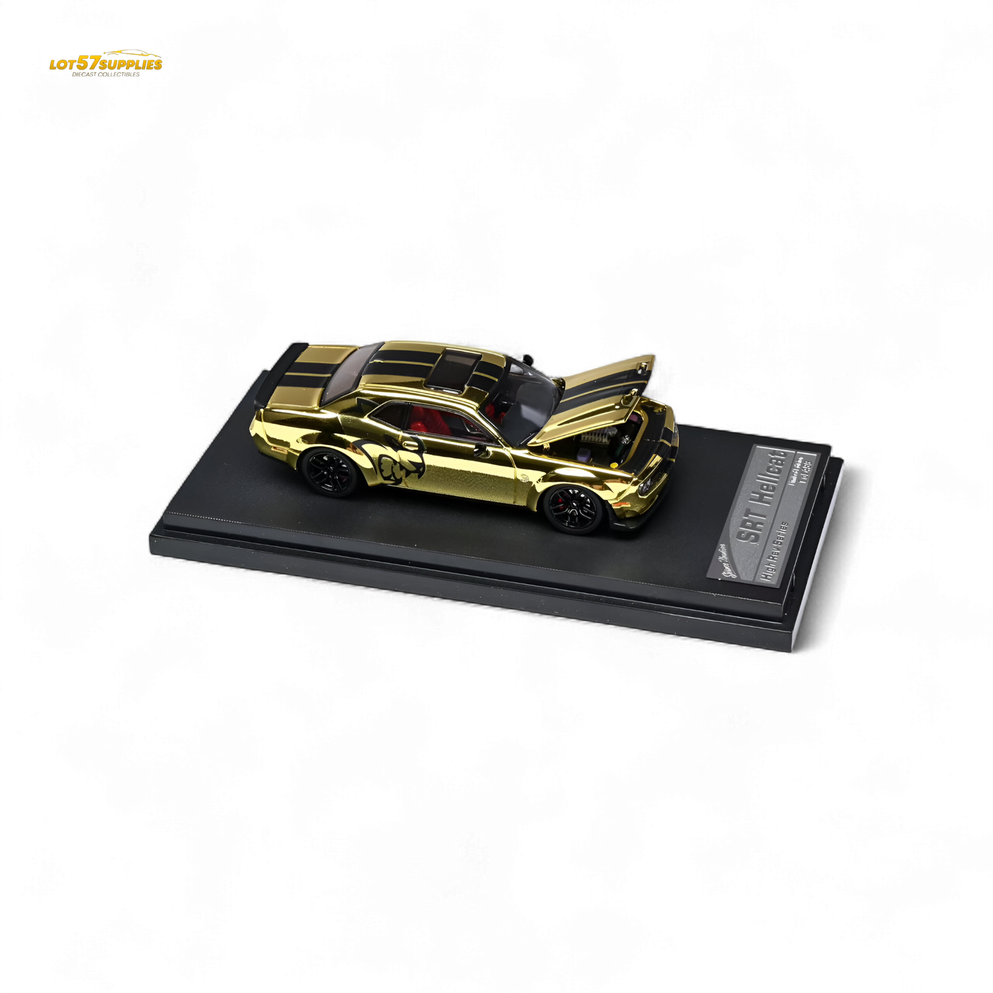 (Pre-Order) Stance Hunters Dodge Challenger SRT Hellcat - Gold 1:64