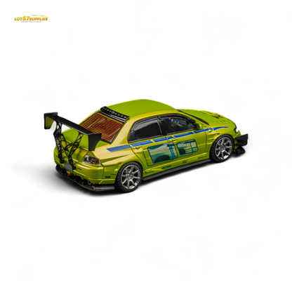 FindClassically Mitsubishi Lancer Evo 9 FNF Bryan Livery Green 1:64