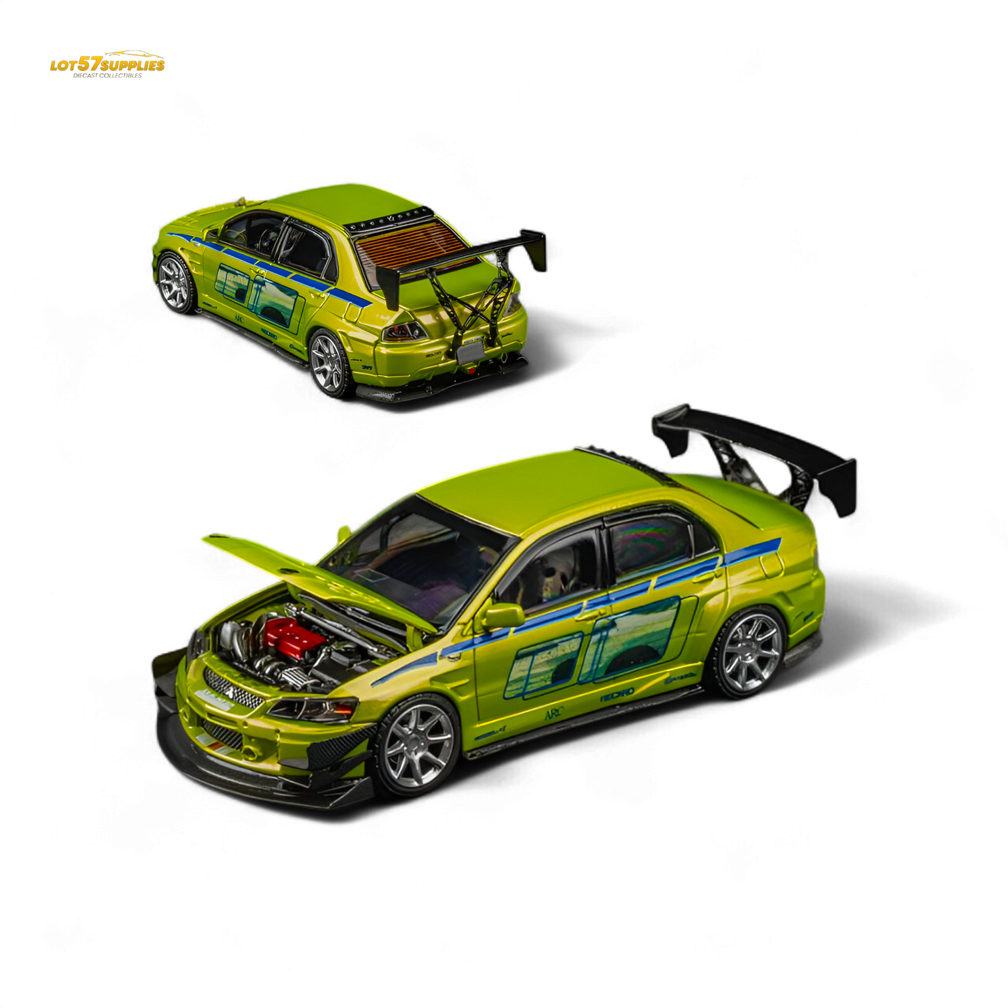 (Pre-Order) Findclassically Mitsubishi 9th Generation - FNF Bryan Livery Green 1:64