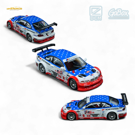 (Pre-Order) DCM & GOBOX M3 GTR E46 - YOKOHAMA 6 1:64