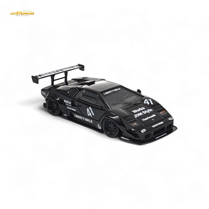 (Pre-Order) Vision64 LB Lamborghini Countach Luxury Version - Black 1:64