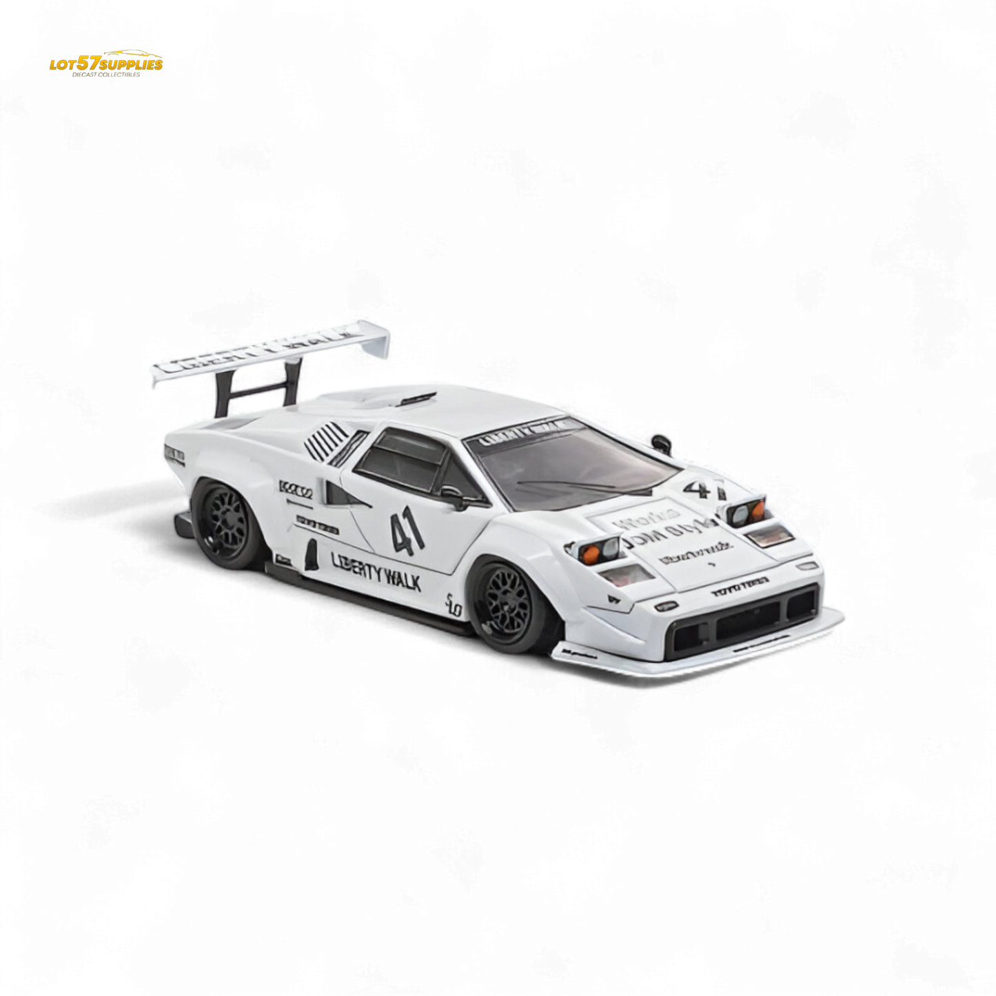 (Pre-Order) Vision64 LB Lamborghini Countach Luxury Version - White 1:64