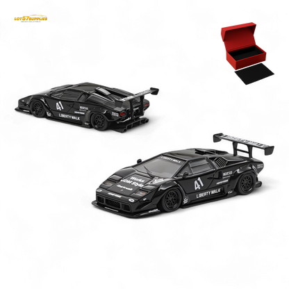 (Pre-Order) Vision64 LB Lamborghini Countach Luxury Version - Black 1:64