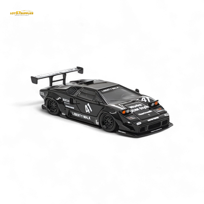 (Pre-Order) Vision64 LB Lamborghini Countach Luxury Version - Black 1:64