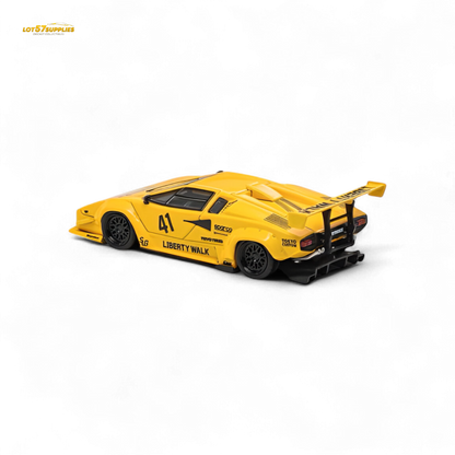 (Pre-Order) Vision64 LB Lamborghini Countach Luxury Version - Yellow 1:64