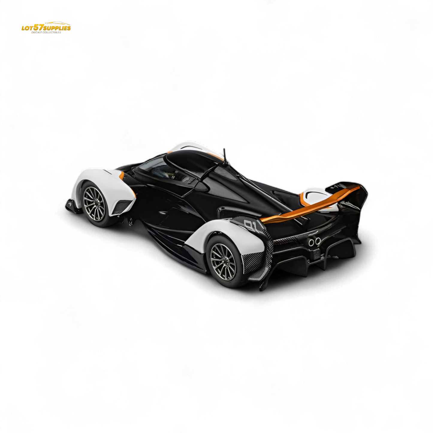 CM Model McLaren Solus GT Black White 1:64