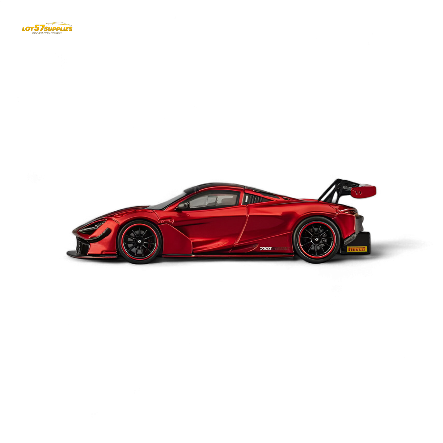 (Pre-Order) CM Model McLaren 720S GT3X - Metallic Red 1:64