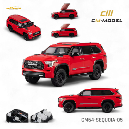 CM Model Toyota Sequoia Red 1:64